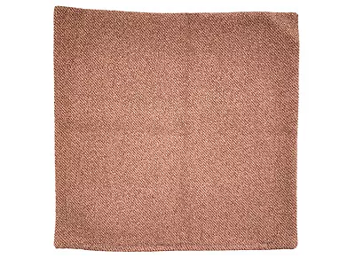 The Home Store 43cm Square Brown Cushion Cover Lounge Living Room Home Decor • £4.99