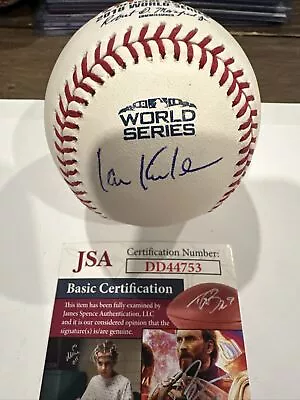 Ian Kinsler Autographed 2018 World Series Baseball Boston Red Sox JSA ￼ • $79.99