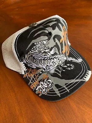 Rebel Spirit Clothing Trucker Hat Ed Hardy Tattoo Pattern H1025 • $34.99