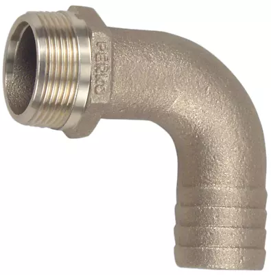 Perko 0063011PLB Marine Boat Cast Bronze 3” Pipe X 3” Hose 90° Adapter Fitting • $269.95