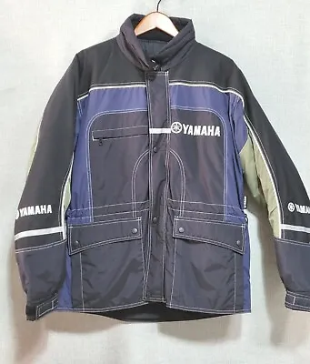 Yamaha Snowmobile Racing Coat Mens Sm Black*Green* Blue Removable Liner • $39.95