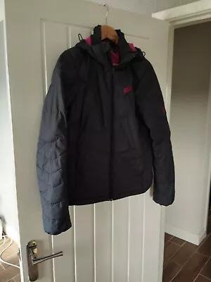 Jack Wolfskin Grey Puffer Jacket Size 12 • £11