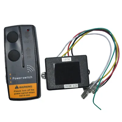 Marine Boat Black Nylon Anchor Winch Windlass Wireless Remote Control Switch Kit • $22.84