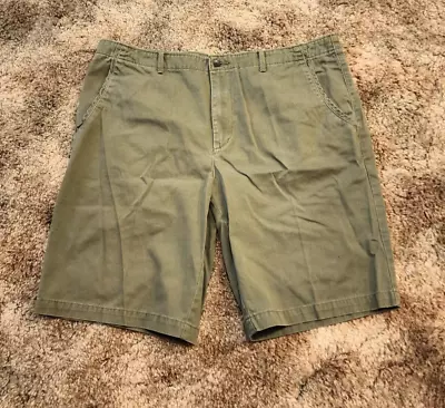 #257 J. Ferrar Men's 38 Green Shorts Outings Hiking Walking Casual EUC • $12.79