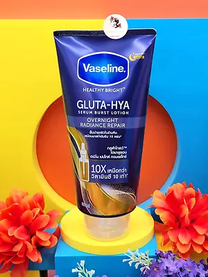 Vaseline Healthy Bright Gluta Hya Serum Burst Lotion Overnight Repair 300 Ml NEW • $21.99