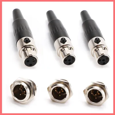 DIN Connectors Plug Sockets (Male/Female) 3 4 PIN Mini Audio Cable Adapter • $2.59