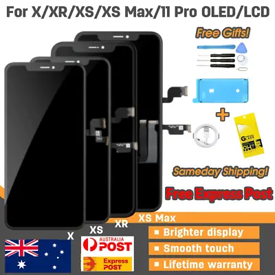 IPhone X XR XS MAX 11 Pro LCD OLED Screen Replacement Touch Digitizer Display • $215.95