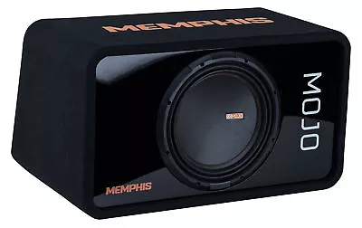Memphis Audio MOJOE12S1 3000w MOJO 1212 12  Car Subwoofer+Sub Enclosure Box 1Ohm • $407.50