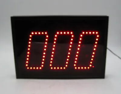 Microframe Model 230 3-Digit Remote LED Display W/Power Supply QTY AVAILABLE • $229