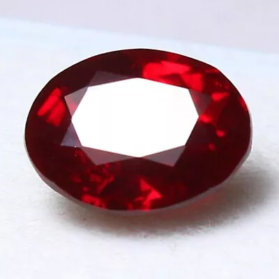 AAA Natural 12.10 CT+ Mozambique Red Ruby Oval Cut Loose Certified Gemstone • $22.49