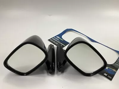 K Source 1600B Sport Black Universal Car Mirrors - Left & Right  5-7/8  X 3-7/8  • $29.94