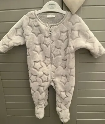 Next Fleece Sleepsuit Up To 1 Month  • £6