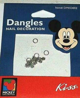 New Mickey Mouse & Goofy Nail Dangles Nail Charm Accessories Nail Art Set Of 2 • £2.99