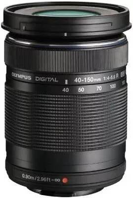 OLYMPUS Telephoto Zoom Lens M.ZUIKO DIGITAL ED 40-150mm F4.0-5.6 R Black • $298.46