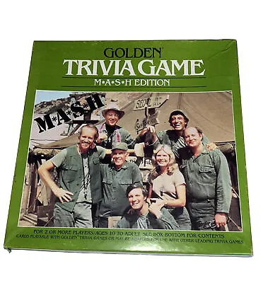 Vintage MASH TV Series Trivia Card Game Original 1984 Edition M*A*S*H Complete • $18