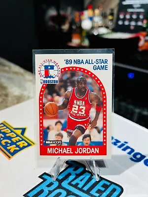 Michael Jordan 1989-90 NBA Hoops '89 All-Star Basketball Card Chicago Bulls #21 • $12.60