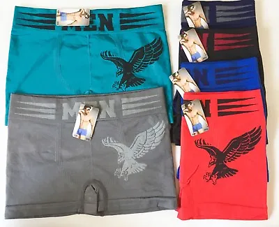 Lot Of 6 Pack Mens Underwear TAGLESS Boxer Briefs Comfort Flex Waistband (#C512) • $14.99