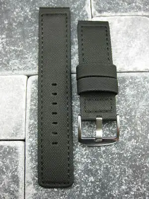 20mm PVC Rubber Band Black Diver Watch Strap Kevlar Fabric For Maratac Black • $30.37