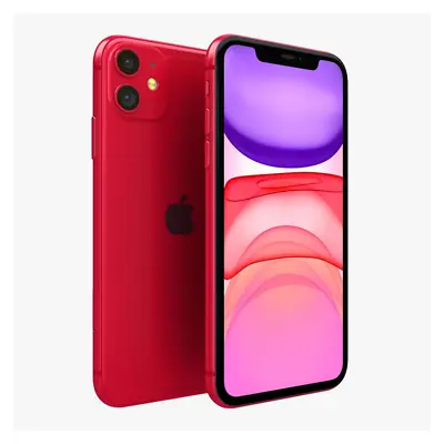 Apple IPhone 11 A2111 C Spire Only 64GB Red C • $199.99