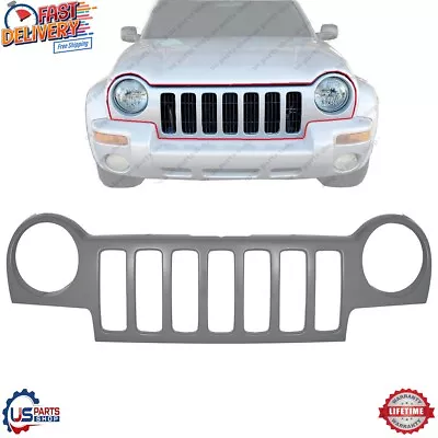 New Front Grille Shell Without Insert Fits 2002 2003 2004 Jeep Liberty • $82.23