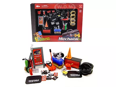 Mechanic Garage Accessories Tool Set For 1/24 Scale Models By Phoenix Toys 18415 • $19.99