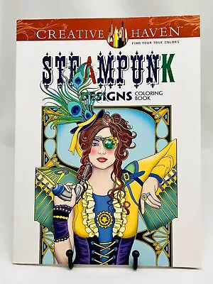 Creative Haven Steampunk Designs Coloring Book By Marty Noble  Dover Publication • $7