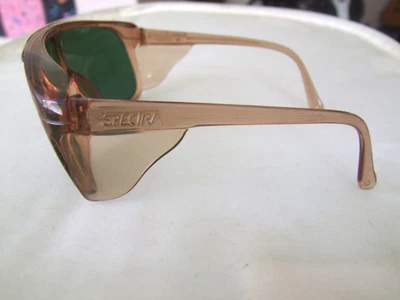 $12.95 • Buy Vintage Spectra By Willson Green Lenses Safety Glasses Goggles Hipster 1980's