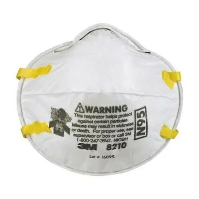 10pcs 3M Face Mask 8210 N95 P2 Particulate Respirator  • $20