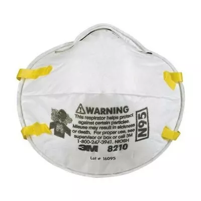 20pcs 3M Face Mask 8210 N95 P2 Particulate Respirator  • $30