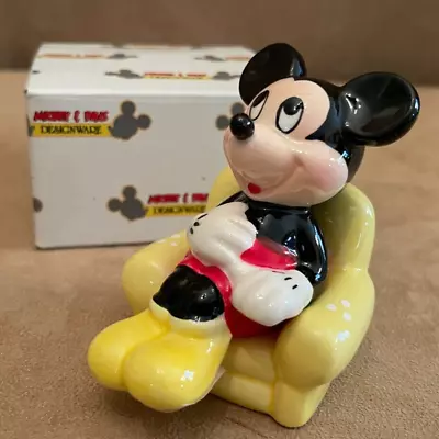 Mickey Mouse In Chair Salt Pepper Shakers Set Disney & Pals The Good Company • £33.27