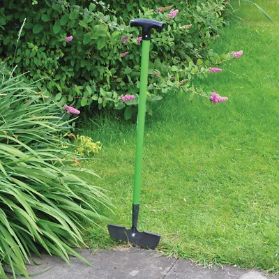 Gardening Edging Tool Lawn Carbon Steel Heat Treated Rake Fork Hoe Spade 91cm • £11.91