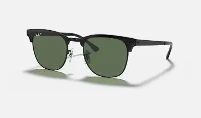 Ray-Ban Clubmaster Metal Polarized Black/Green Classic G-15 51 Mm Sunglasses • $139.98