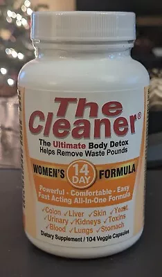 Century Systems The Cleaner Women's 14-Day Formula 104 Caps  Exp 03/2025 • $24