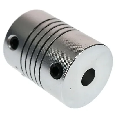 Aluminum Flexible Shaft Coupling 5x8mm Inside Diameter 25mm Length • $2.24