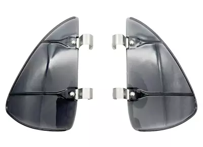 Custom Vintage Style Car Vent Wing Window Air Breeze Deflectors - Smoked Gray • $17.99