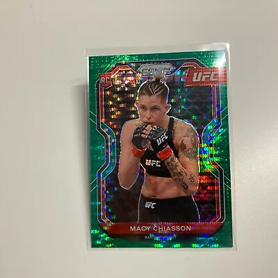 Macy Chiasson 2021 Panini Prizm UFC Green Pulsar Refractor Rookie Card 19/25 #37 • $47.52