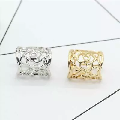 £3.99 • Buy Rose Scarf Buckle Ring Clip Holder Women Ladies Jewellery Shawl Buckle Gift New