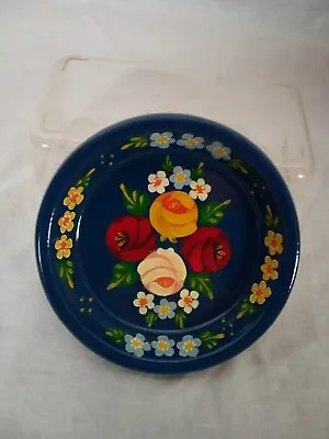 £5 • Buy Blue Roses And Castles Hand Painted Terracotta Pin Dish Barge Ware#01