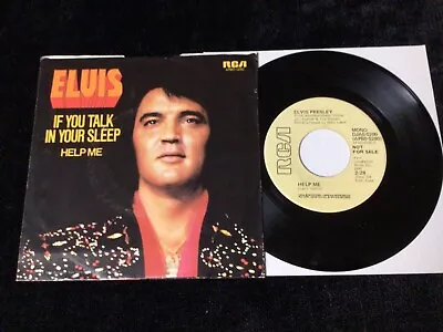 Elvis Presley 45 Promo Apbo-0280 Help Me/if You Talk In Your Sleep Nm/nm • $9.95