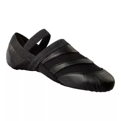 Ballet Jazz Dance Shoe Capezio FreeForm Black Seamless Stretch Adult Size 4.5 M • $34.99