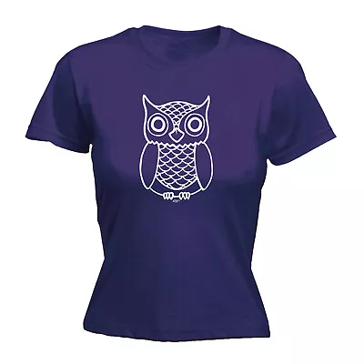 Owl - Womens T Shirt Funny T-Shirt Novelty Gift Tshirt • £9.85