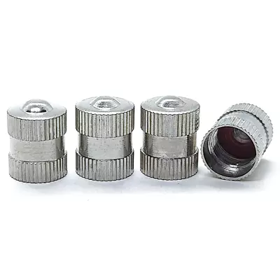 Heavy Duty Metal Tire Valve Stem Caps - Universal Fits On All Vehicles • $9.49