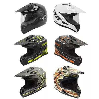 DOT Adult Full Face Helmet Off Road Dirt Bike Motocross Motorcycle M/L/XL/XXL • $49.99