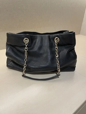 $49 • Buy Oroton Alpine Chain Tote Black Bag With Gold Hardware