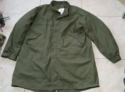 Original US Army M65 M1965 Fishtail Parka Shell With Liner DSA 73 L Exc • $130