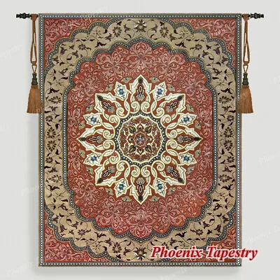 Provence Tapestry Wall Hanging Moroccan Style Jacquard Weave 100% Cotton 64 X51  • $139.99