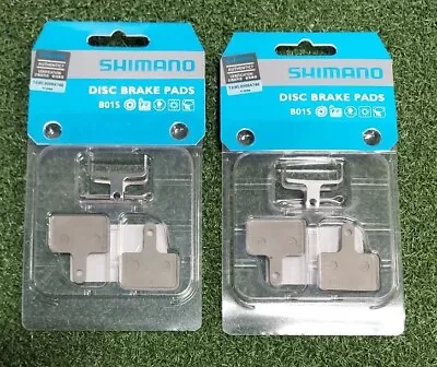 2 Pair Shimano B01S Disc Brake Pads Resin MTB For M315 MT200 Acera Altus Deore • $11.95