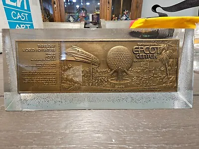 Epcot Center Opening Day Ticket Replica - Limited Edition -2500 • $89.99