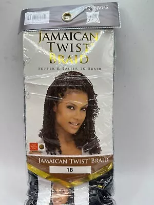 Freetress Equal Jamaican Twist Marley Braid Synthetic Kinky Braiding Hair 1b • $9