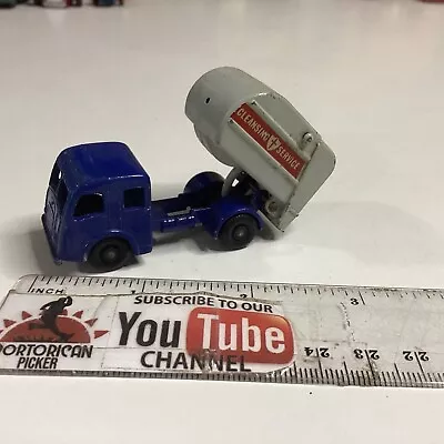 Matchbox Regular Wheels 15 Blue Tippax Refuse Garbage Collector Truck 1/64 Engla • $1.95